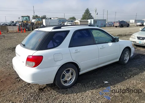 2002 Subaru Impreza 2.5Ts из США, поврежденный, VIN JF1GG65582G817007